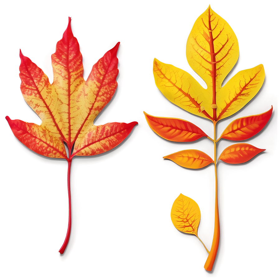 Vibrant Fall Colors Leaves Png 32 PNG image