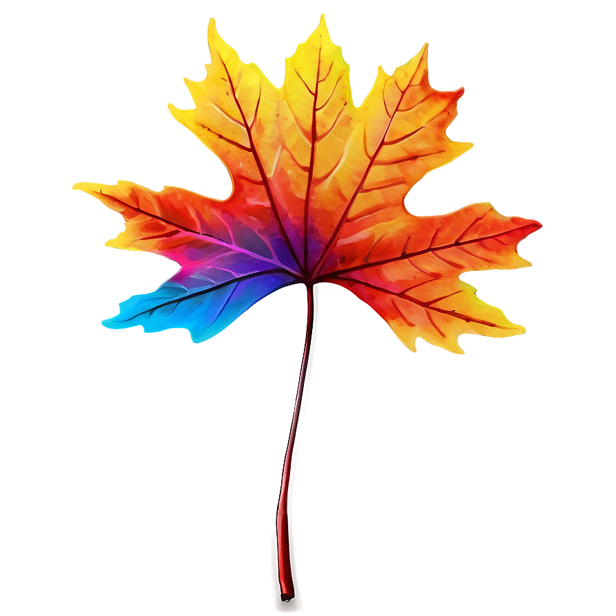 Vibrant Fall Leaf Png 67 PNG image