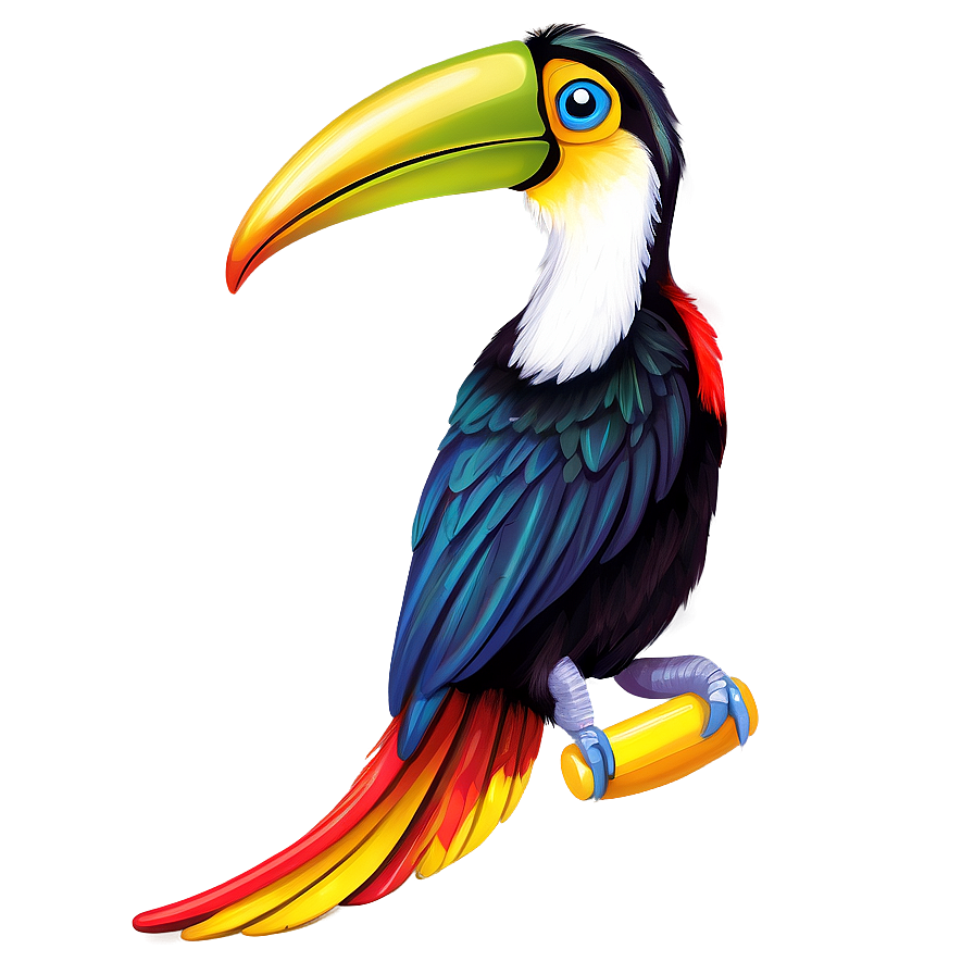 Vibrant Feathered Toucan Png 41 PNG image