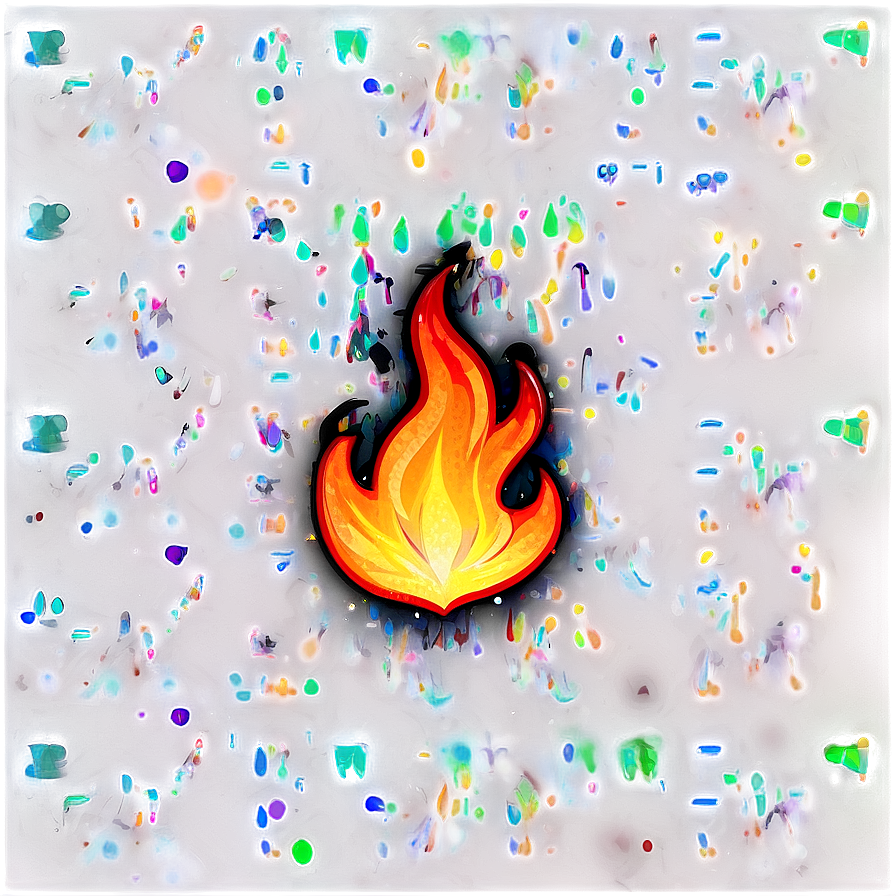 Vibrant Fire Effect Png 06122024 PNG image