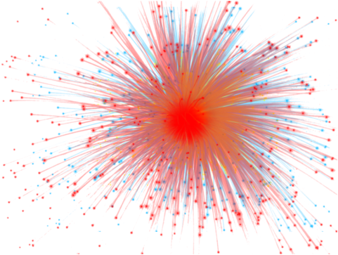 Vibrant Firework Explosion PNG image