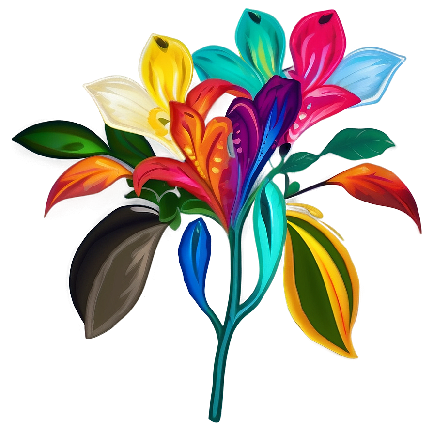 Vibrant Flores Spectrum Png Rum PNG image