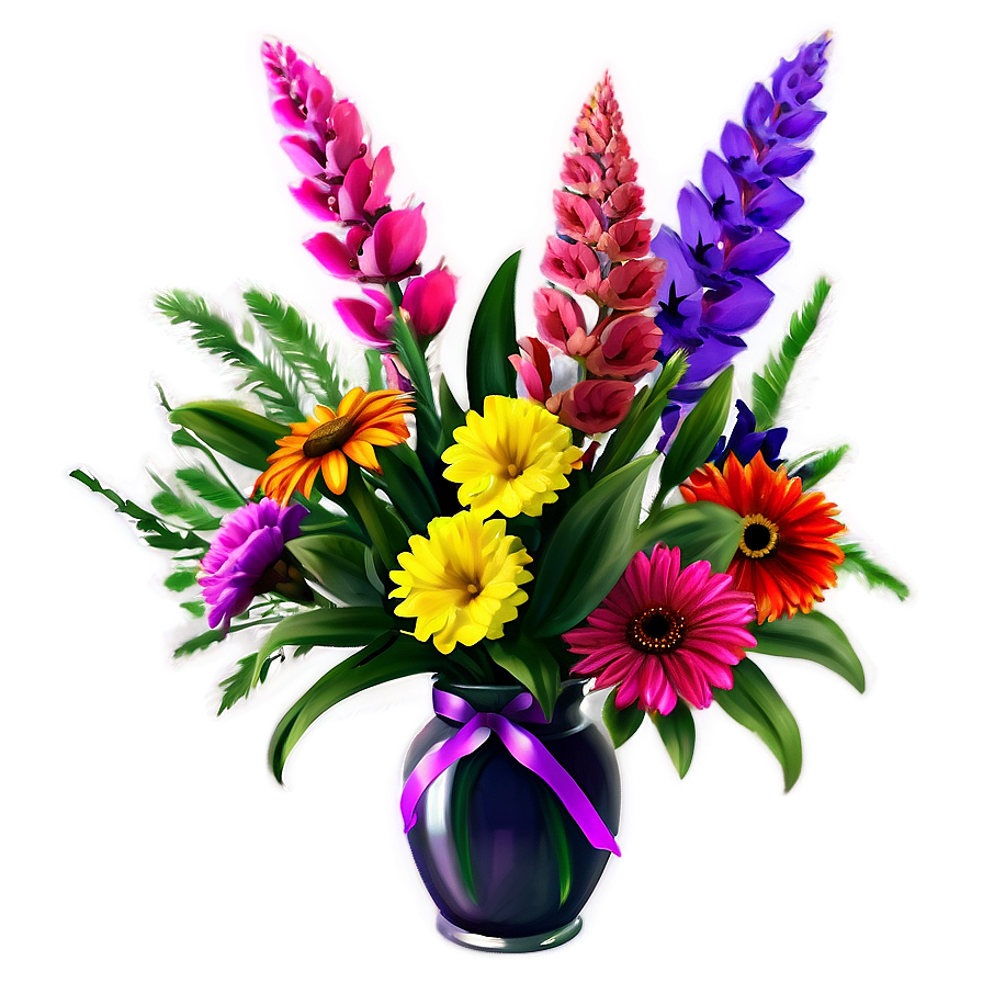 Vibrant Flower Bouquet Png 05212024 PNG image