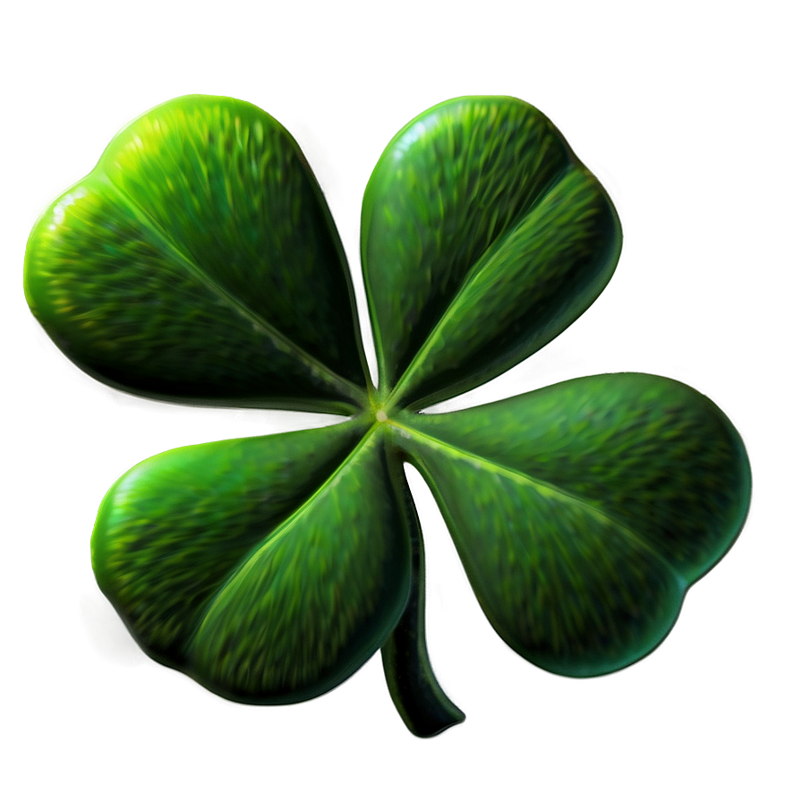 Vibrant Four Leaf Clover Png 2 PNG image