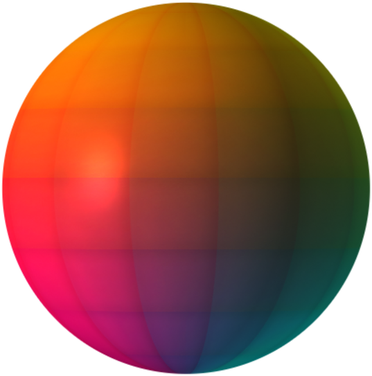 Vibrant Gradient Sphere.png PNG image