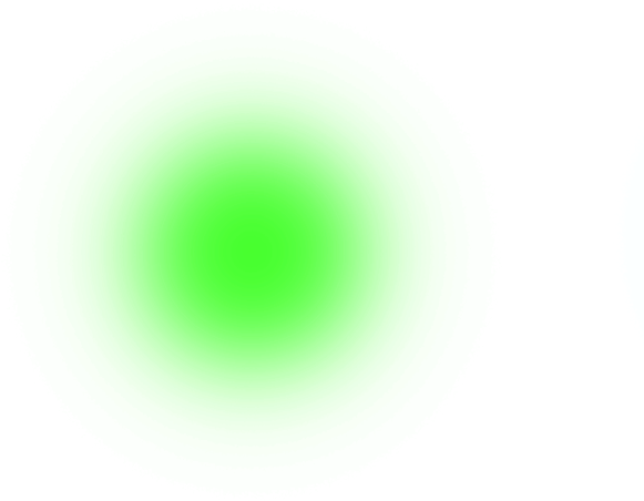 Vibrant Green Glow Effect PNG image