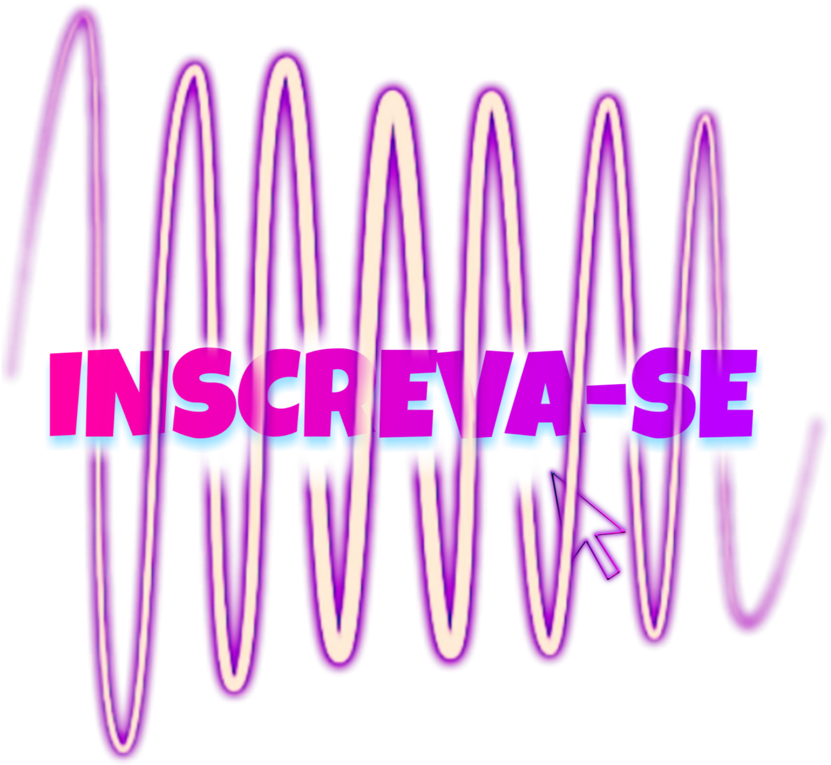 Vibrant Inscrição Graphic PNG image