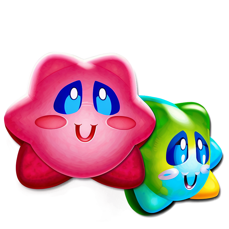 Vibrant Kirby Star Png Image Download Ljg PNG image