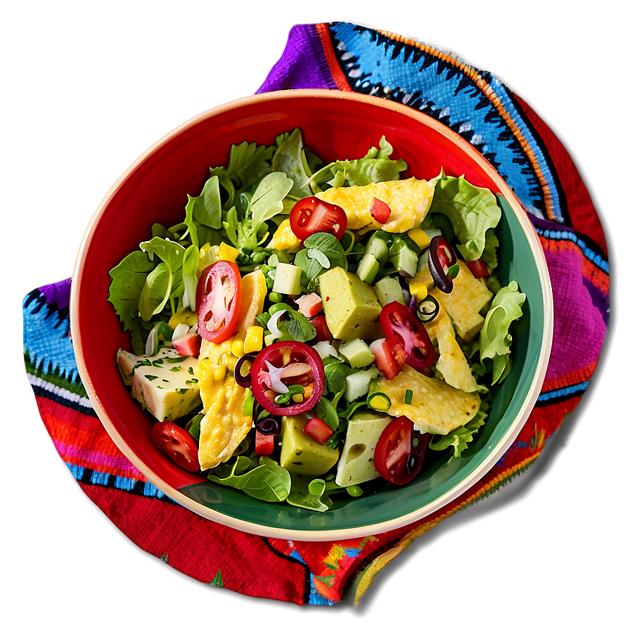 Vibrant Mexican Salad Png Mhu48 PNG image