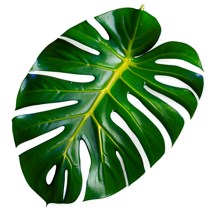 Vibrant Monstera Leaf Detail Png Wbs93 PNG image