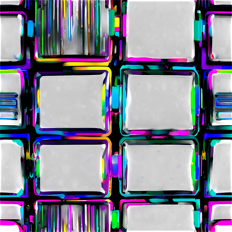 Vibrant Neon Rectangle Png Igl PNG image