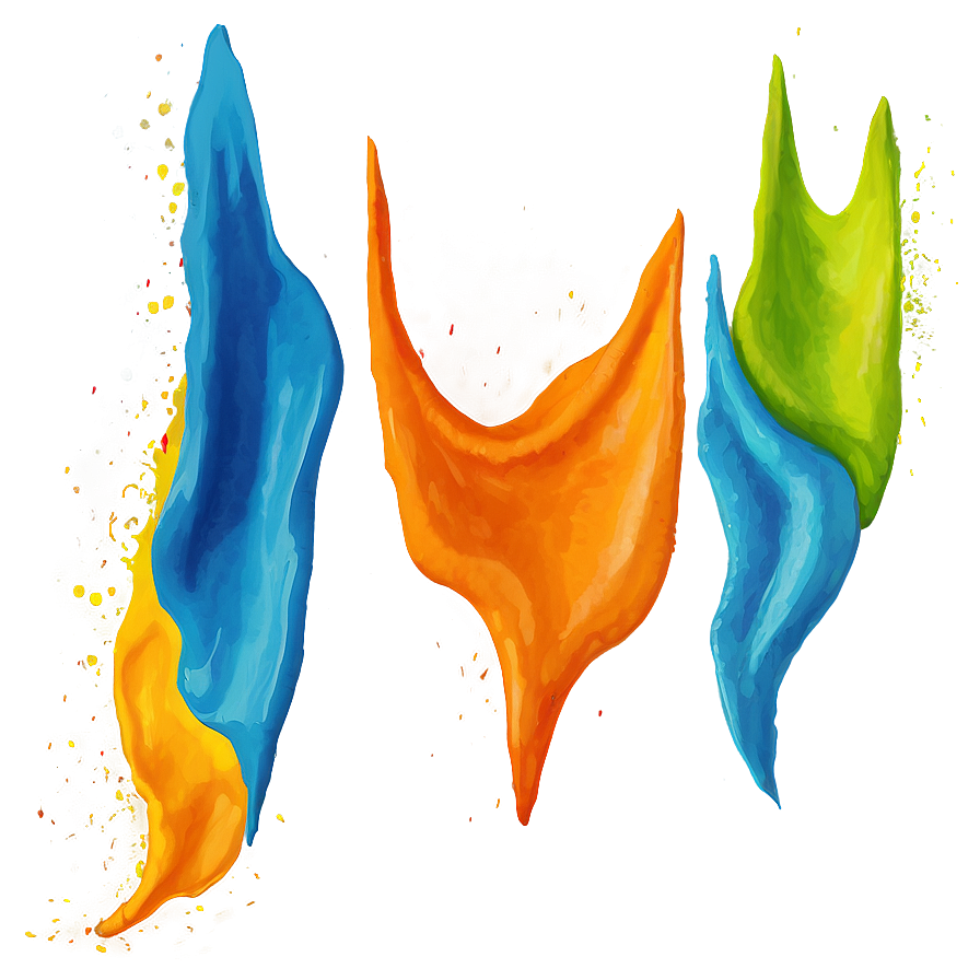 Vibrant Paint Stroke Png Jgf PNG image
