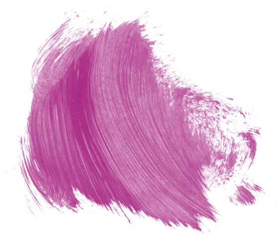 Vibrant Pink Brushstrokeon Blue Background PNG image