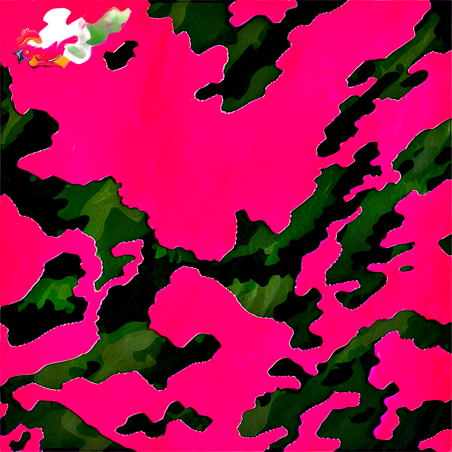 Vibrant Pink Camo Print Png 67 PNG image