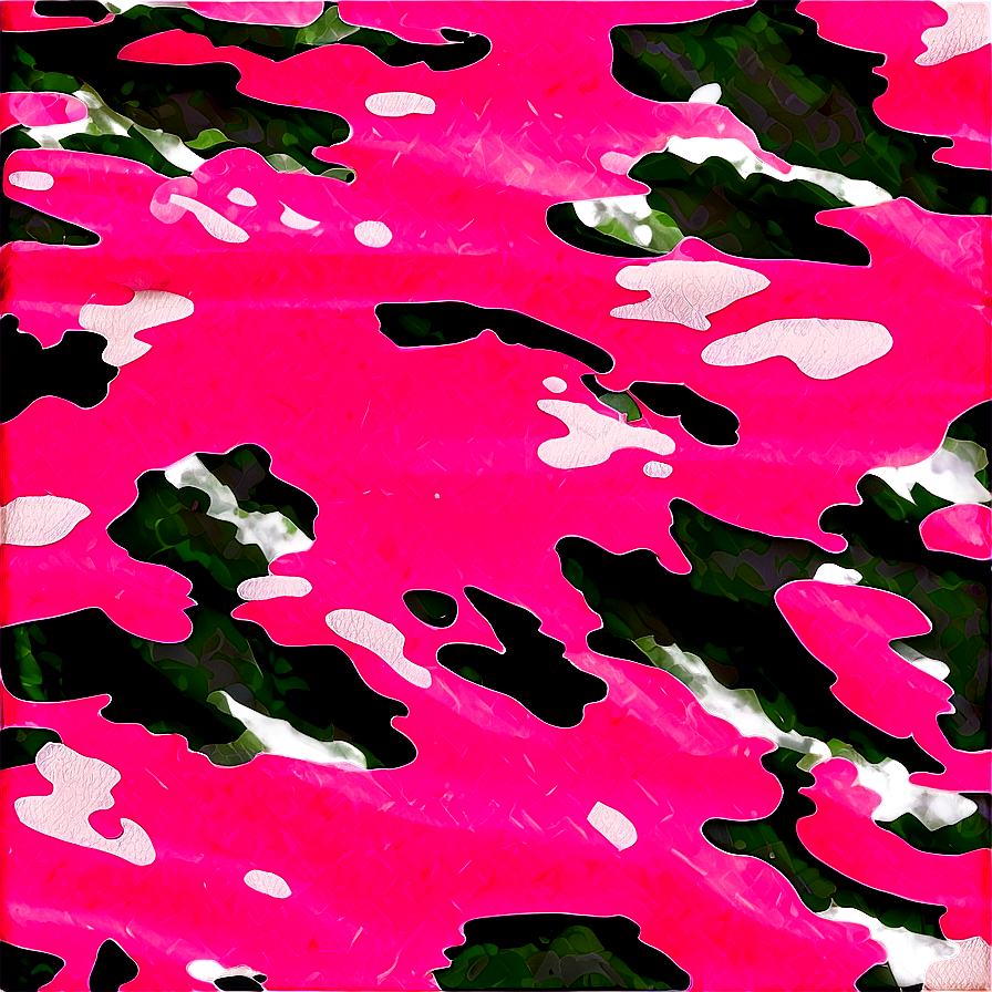 Vibrant Pink Camo Print Png Gpf51 PNG image