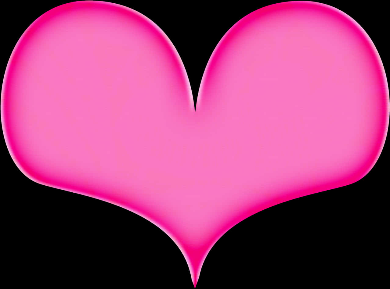 Vibrant_ Pink_ Heart_ Graphic PNG image