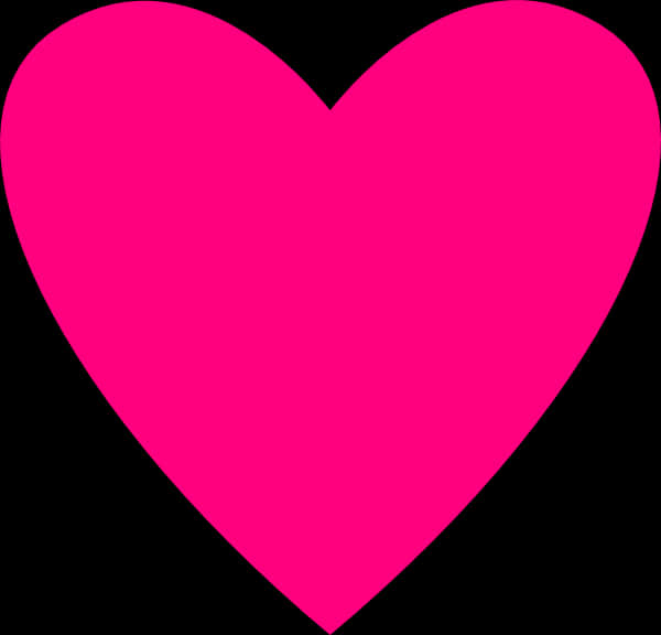 Vibrant Pink Heart Graphic PNG image