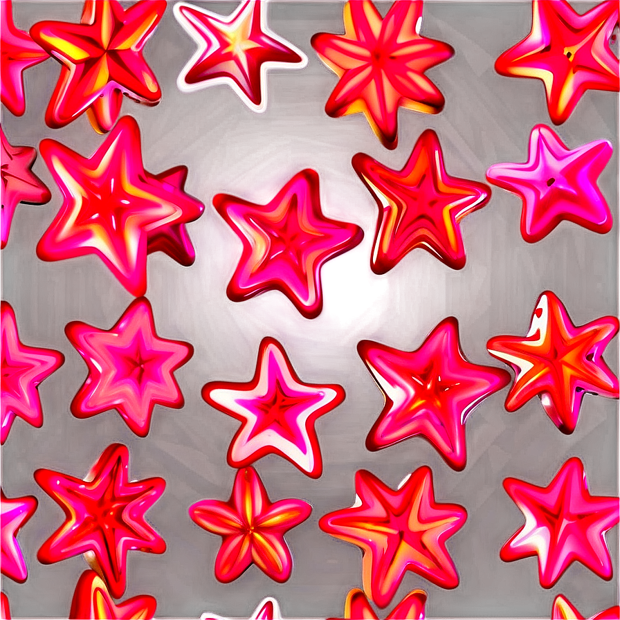 Vibrant Pink Stars Png Hrp31 PNG image