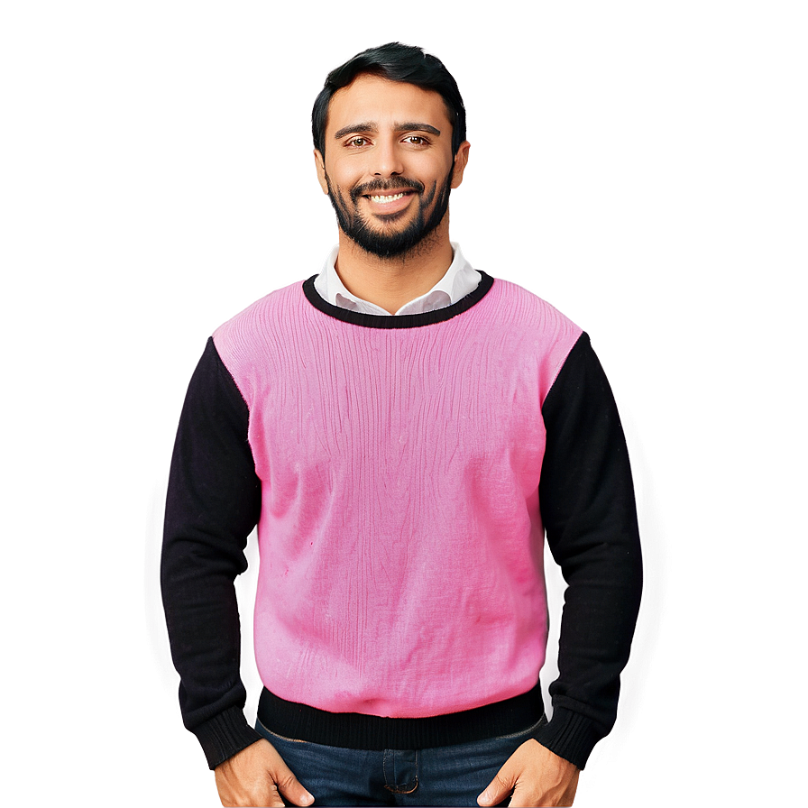 Vibrant Pink Sweater Png 06292024 PNG image