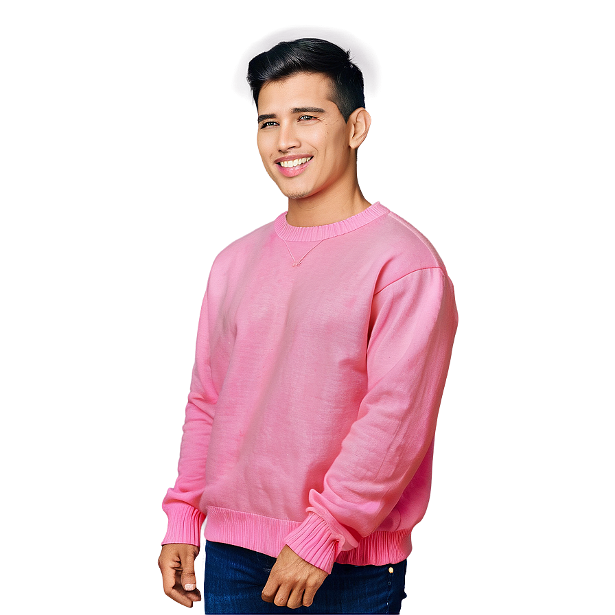 Vibrant Pink Sweater Png Csa49 PNG image