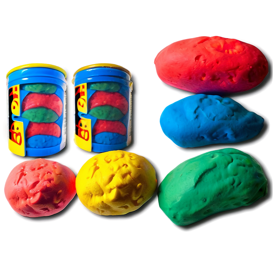 Vibrant Playdough Colors Png Qve PNG image