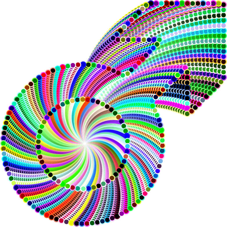 Vibrant_ Psychedelic_ Spiral_ Pattern PNG image
