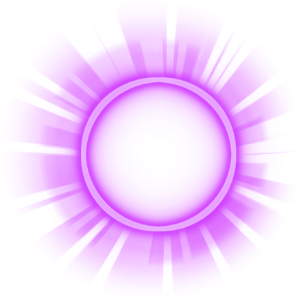 Vibrant Purple Energy Circle PNG image