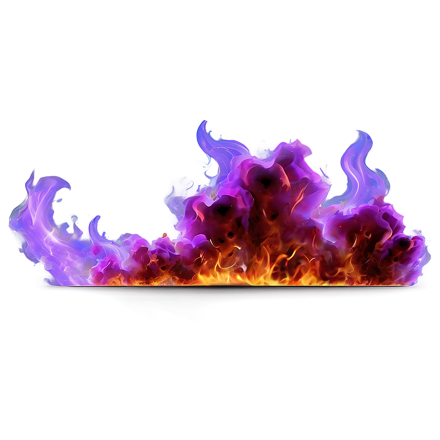 Vibrant Purple Fire Png 06252024 PNG image