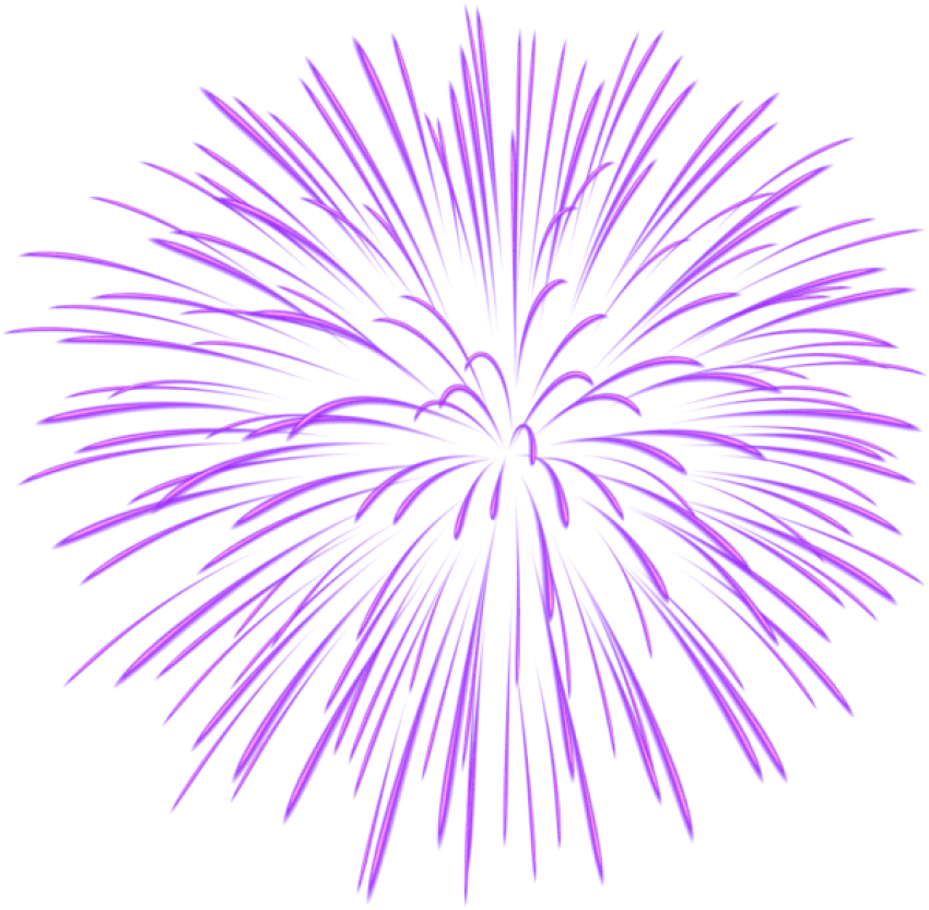 Vibrant Purple Firework Display PNG image