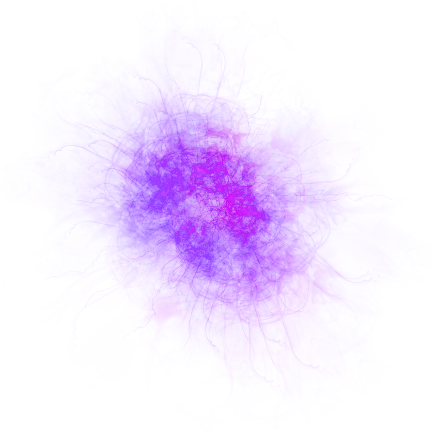 Vibrant Purple Smoke Explosion PNG image