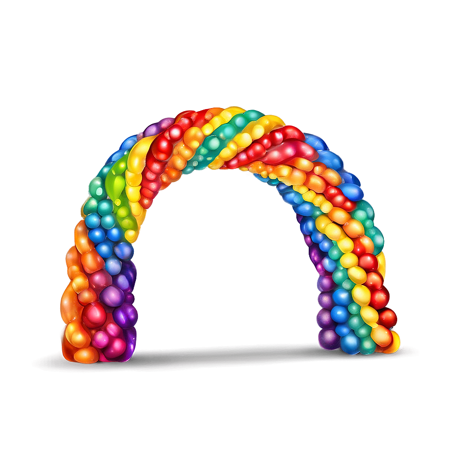 Vibrant Rainbow Arch Png Oli PNG image