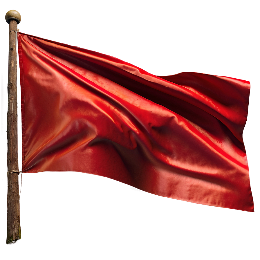 Vibrant Red Flag Texture Png 05252024 PNG image