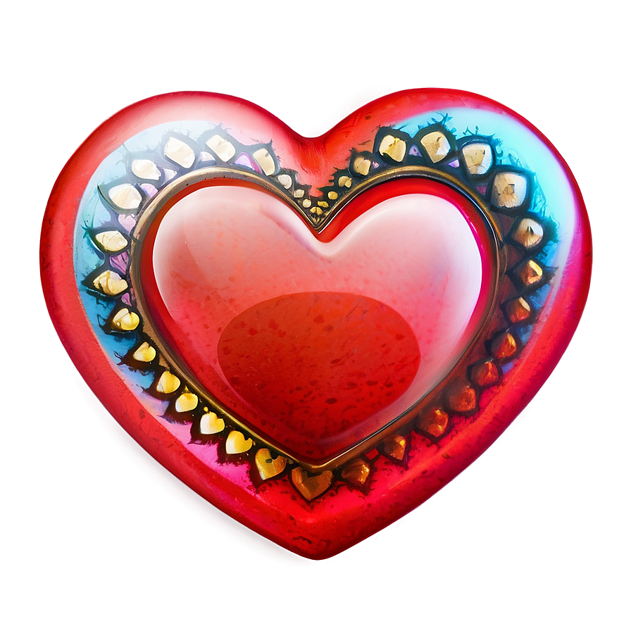 Vibrant Red Heart Emoji Png Dmr61 PNG image