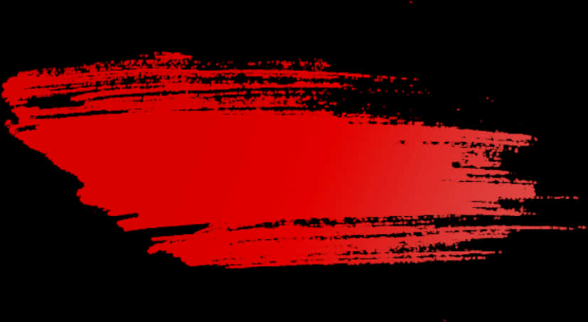 Vibrant_ Red_ Paint_ Stroke PNG image