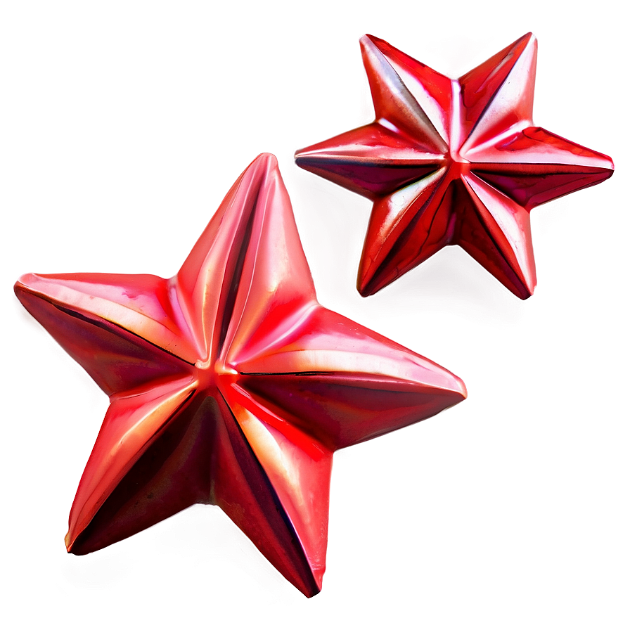 Vibrant Red Star Png 05232024 PNG image