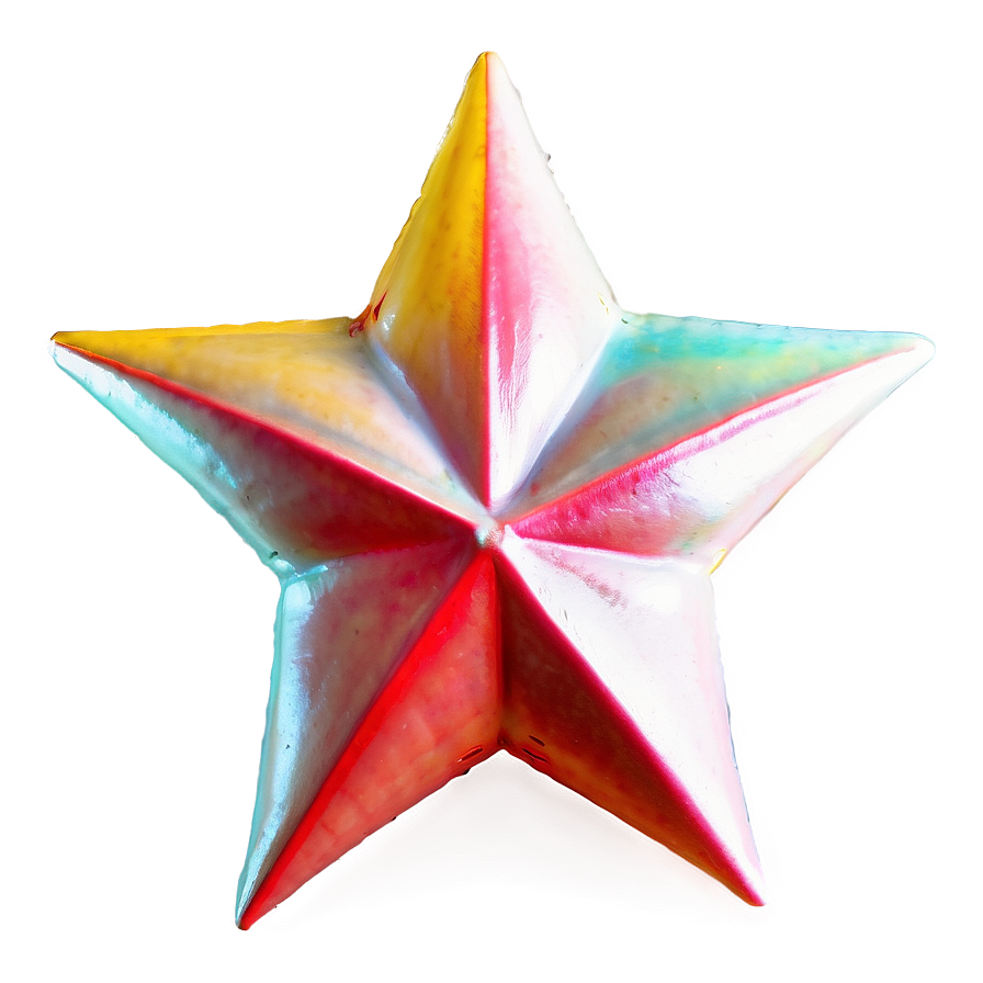 Vibrant Red Star Png Lrr PNG image