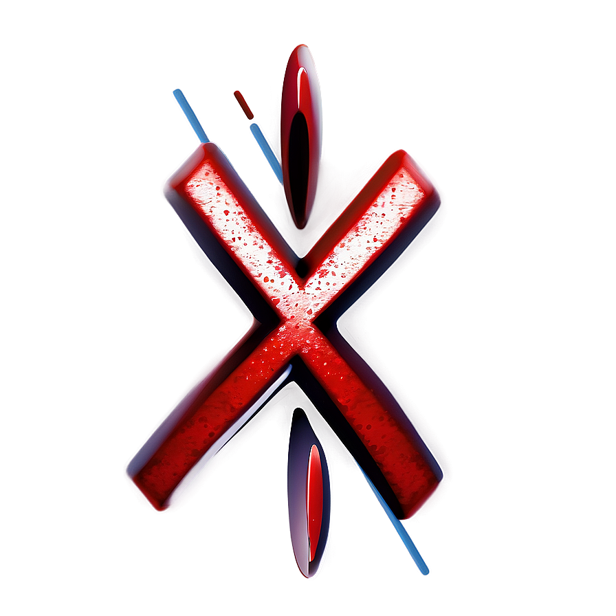 Vibrant Red X Mark Png 50 PNG image