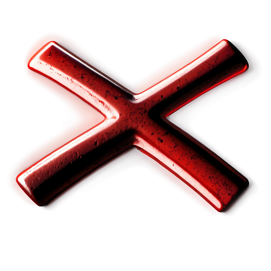 Vibrant Red X Mark Png Nsk PNG image