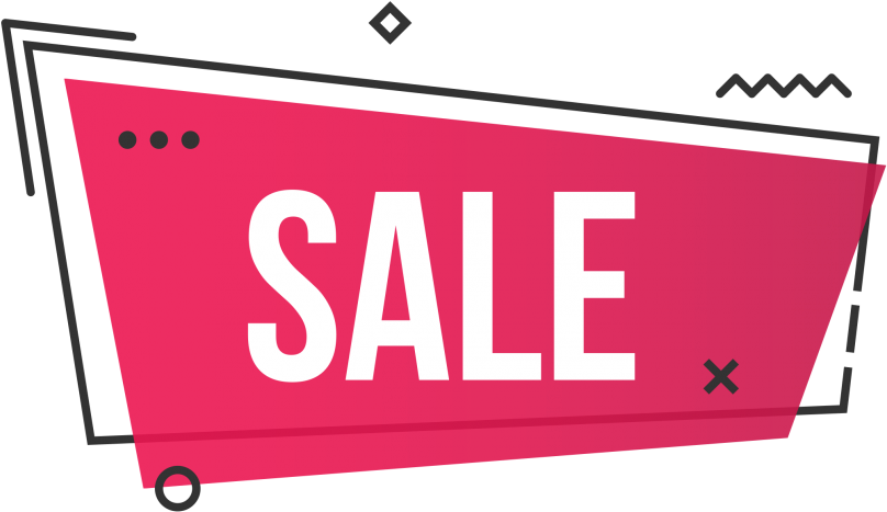 Vibrant Sale Banner Design PNG image