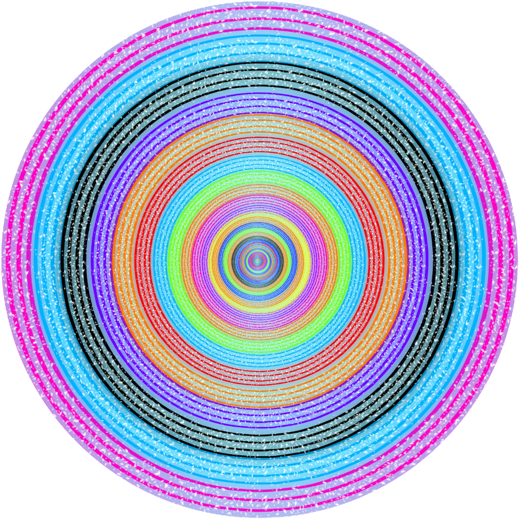 Vibrant Spiral Circle Pattern Background PNG image