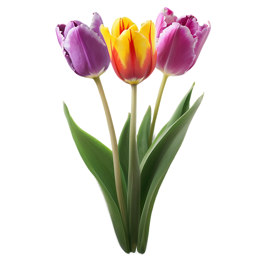 Vibrant Spring Tulips Png 05212024 PNG image