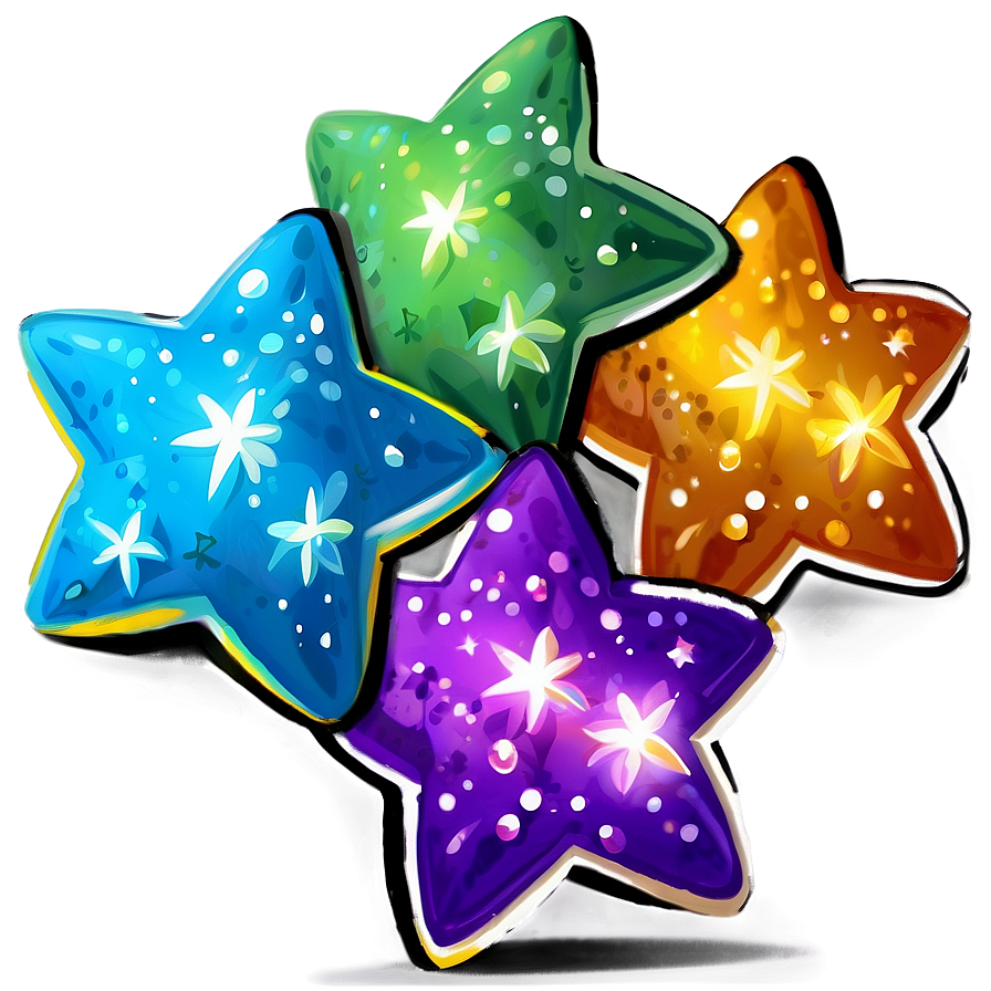 Vibrant Star Cute Png 55 PNG image