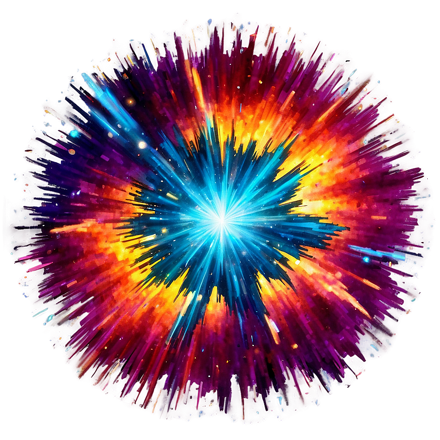 Vibrant Stardust Explosion Png 06272024 PNG image