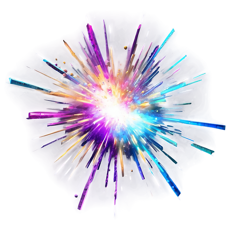 Vibrant Stardust Explosion Png Hdc14 PNG image