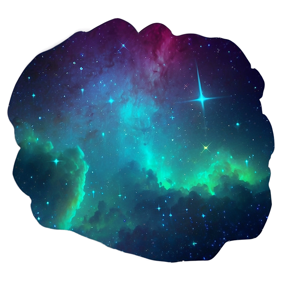 Vibrant Starry Sky Png 3 PNG image