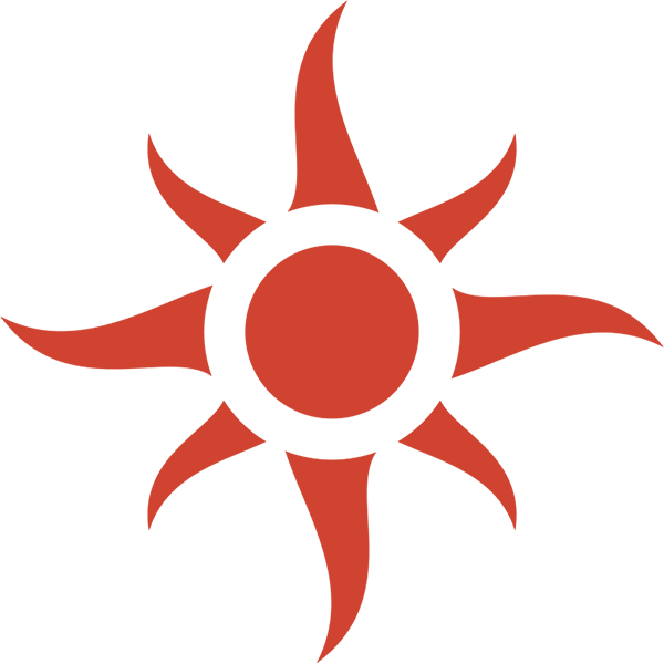 Vibrant Sun Icon PNG image