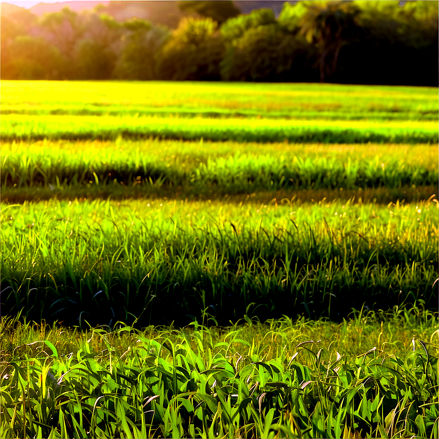 Vibrant Sunny Field Png 06202024 PNG image