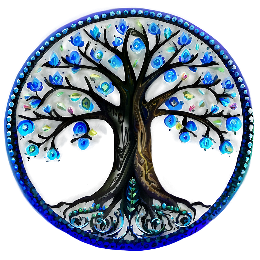 Vibrant Tree Of Life Artwork Png 06122024 PNG image