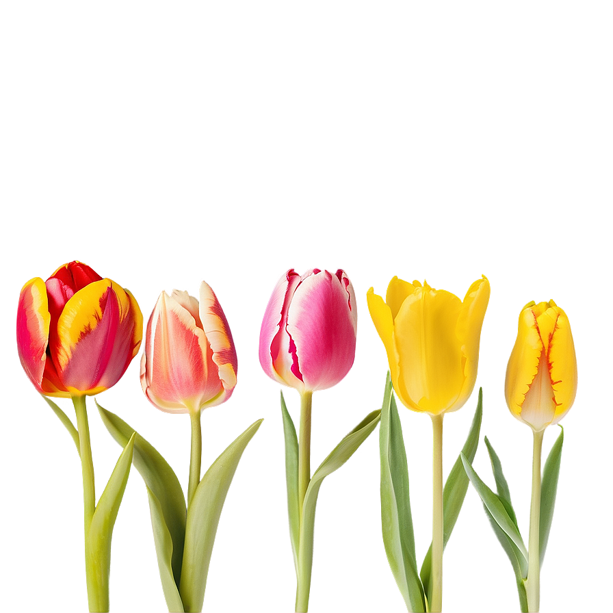 Vibrant Tulips Array Png 05242024 PNG image