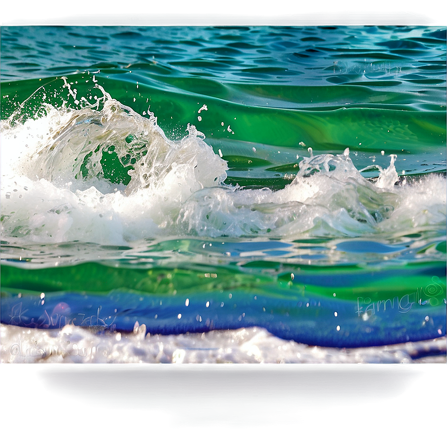 Vibrant Water Waves Png Exy56 PNG image